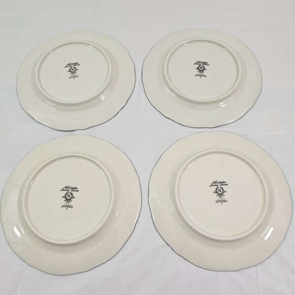 Noritake Rothschild Ivory China Platinum Band Bread & Butter Plates – Set of 4 - Picture 9 of 16